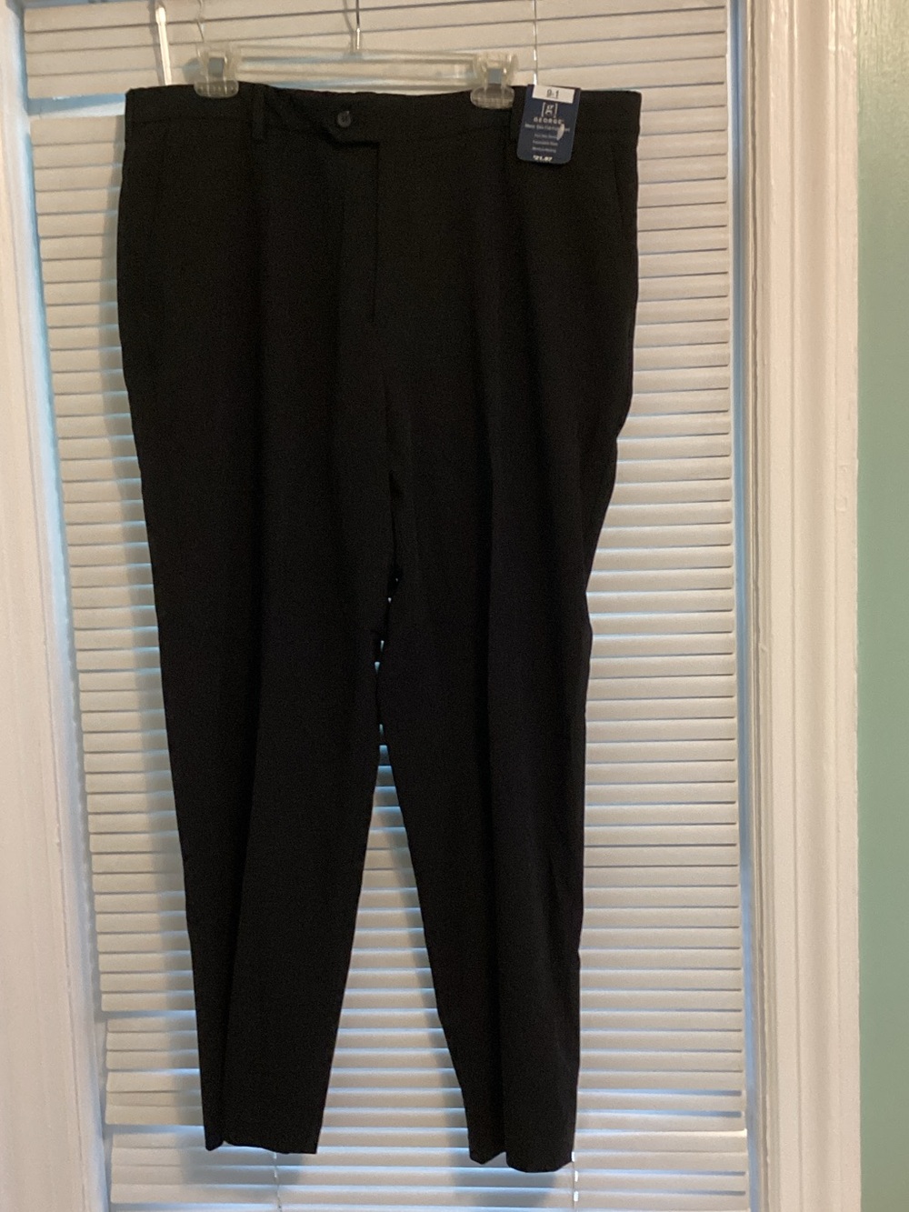George Black Men's Dress Pants - Classic Straight Leg